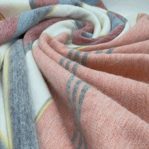 Alpaca Wool Throw Blanket-Luxurious Soft Warm Queen Alpaca Living Room Throw